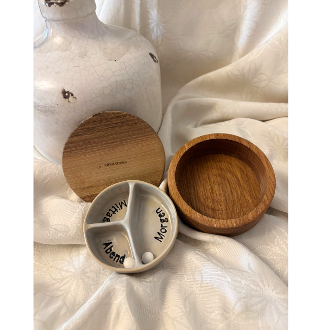 Living Holzschale & Keramikinlay 3-teilig